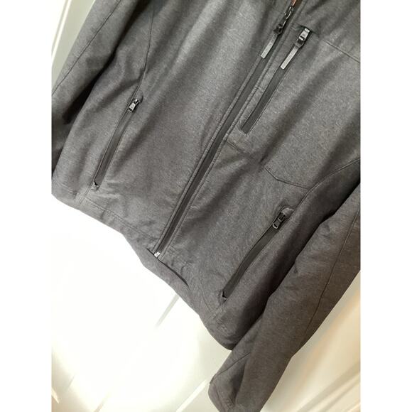 Michael Kors Men's Bommer biker Full Zip Jacket Dark Gray size medium - Picture 4 of 12